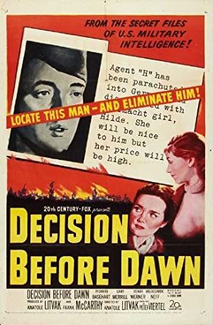 Decision Before Dawn 1952